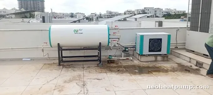 Neo residential heat pump installation