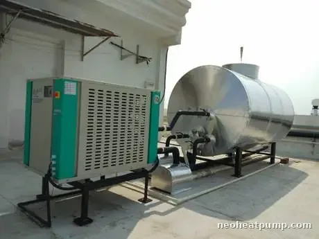 Neo commercial heat pump installation
