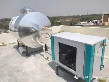 Neo commercial heat pump installation